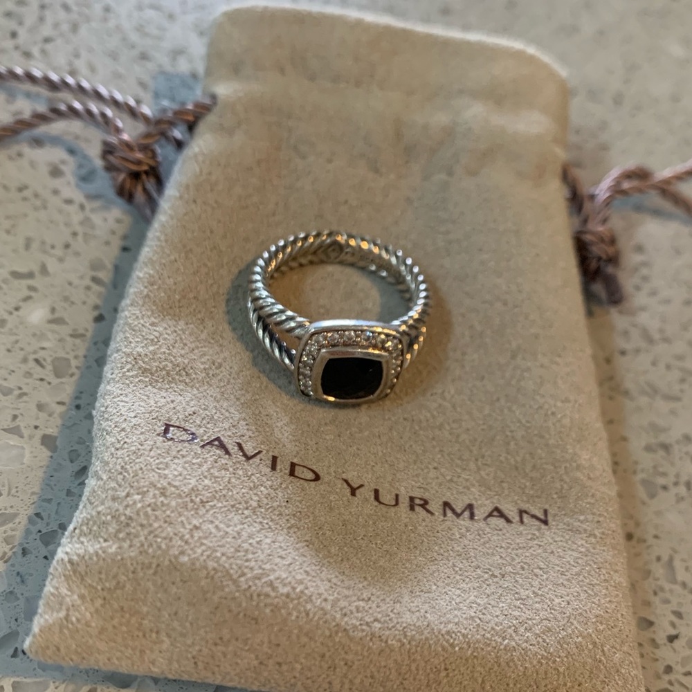 David Yurman Black Onyx Ring - Picture 2 of 5